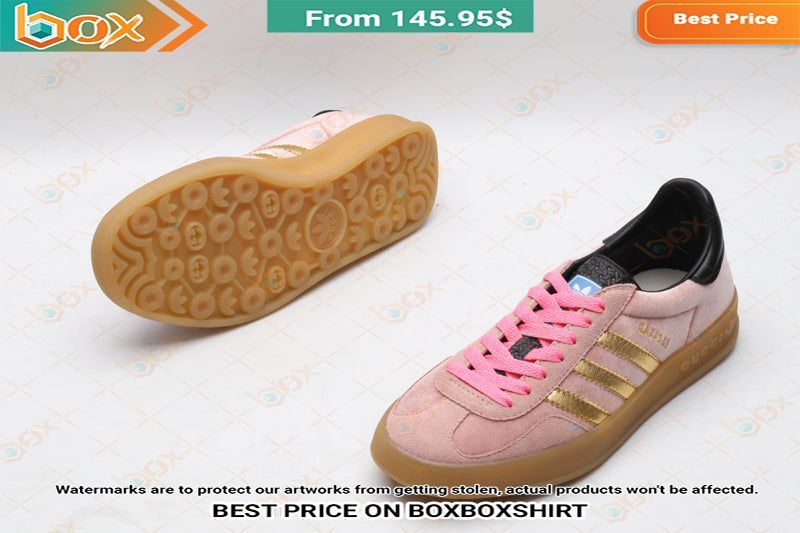 Adidas Gucci Women's Gazelle Pink Stan Smith Low Top Shoes 7