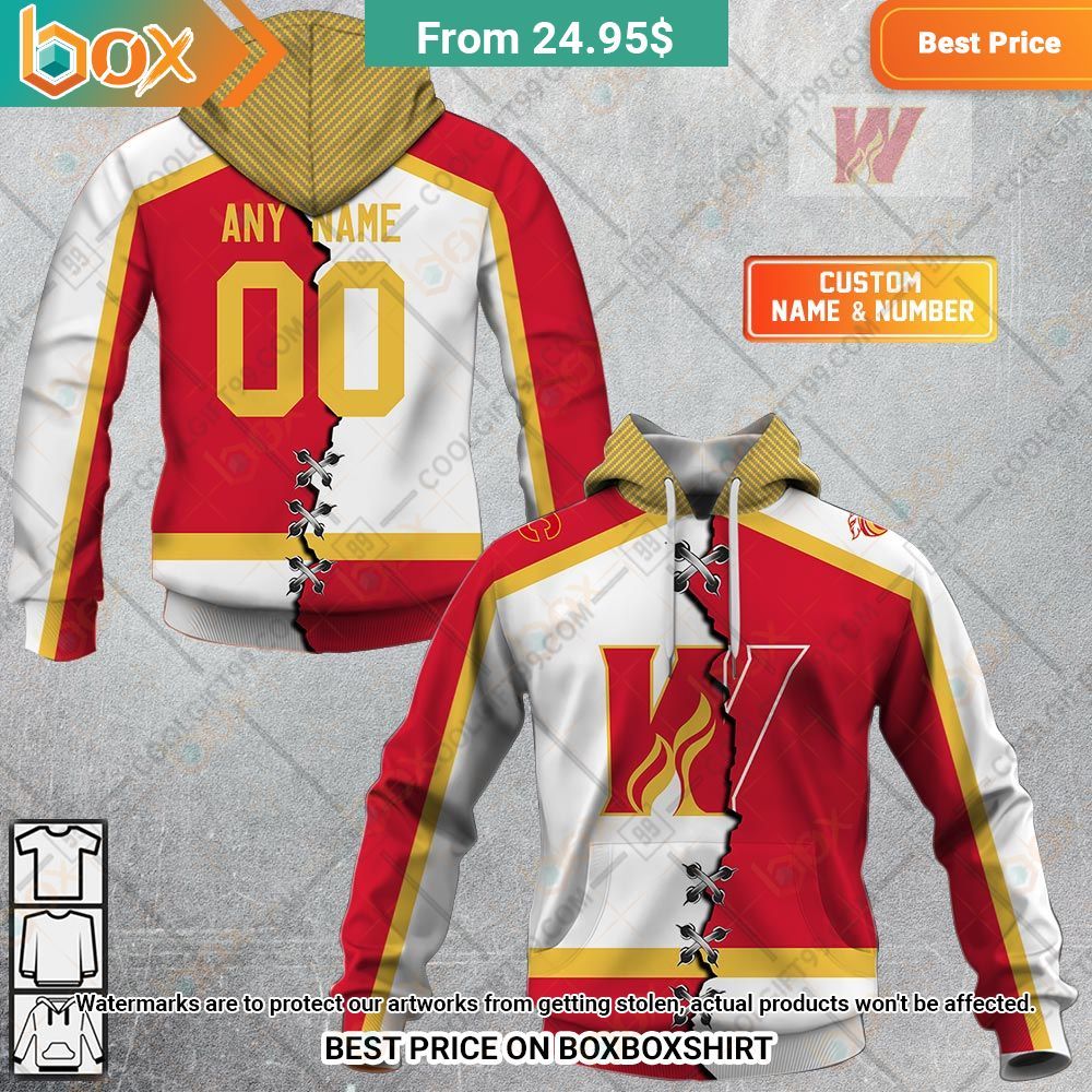 ahl calgary wranglers mix jersey personalized hoodie 1 564