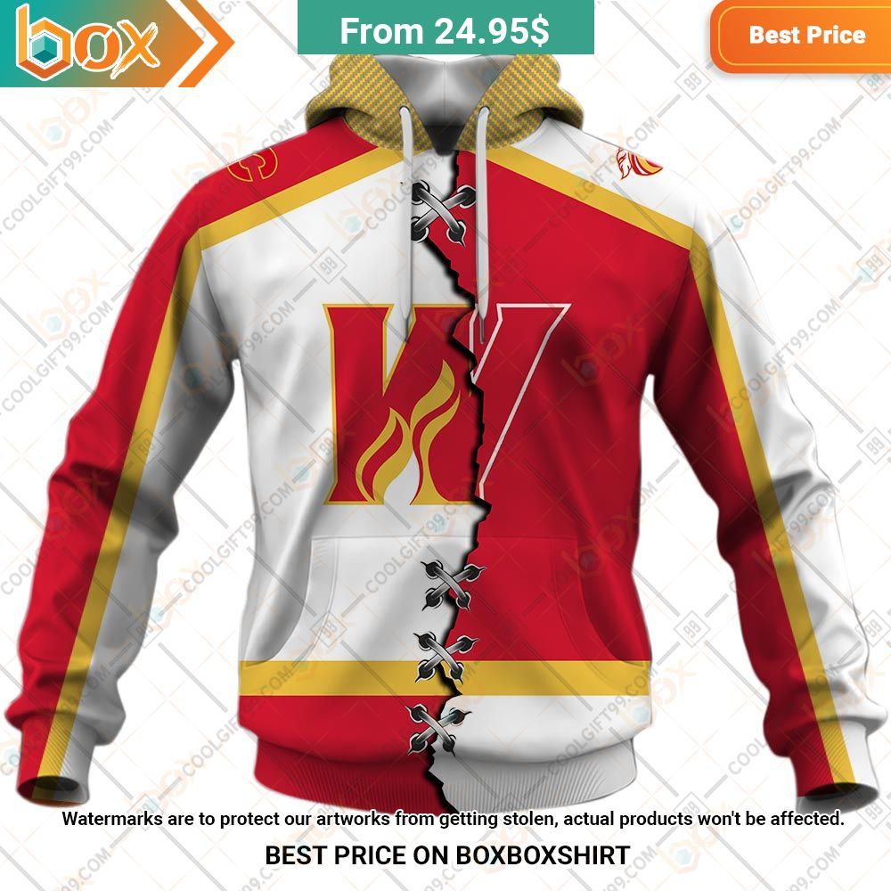 ahl calgary wranglers mix jersey personalized hoodie 2 927