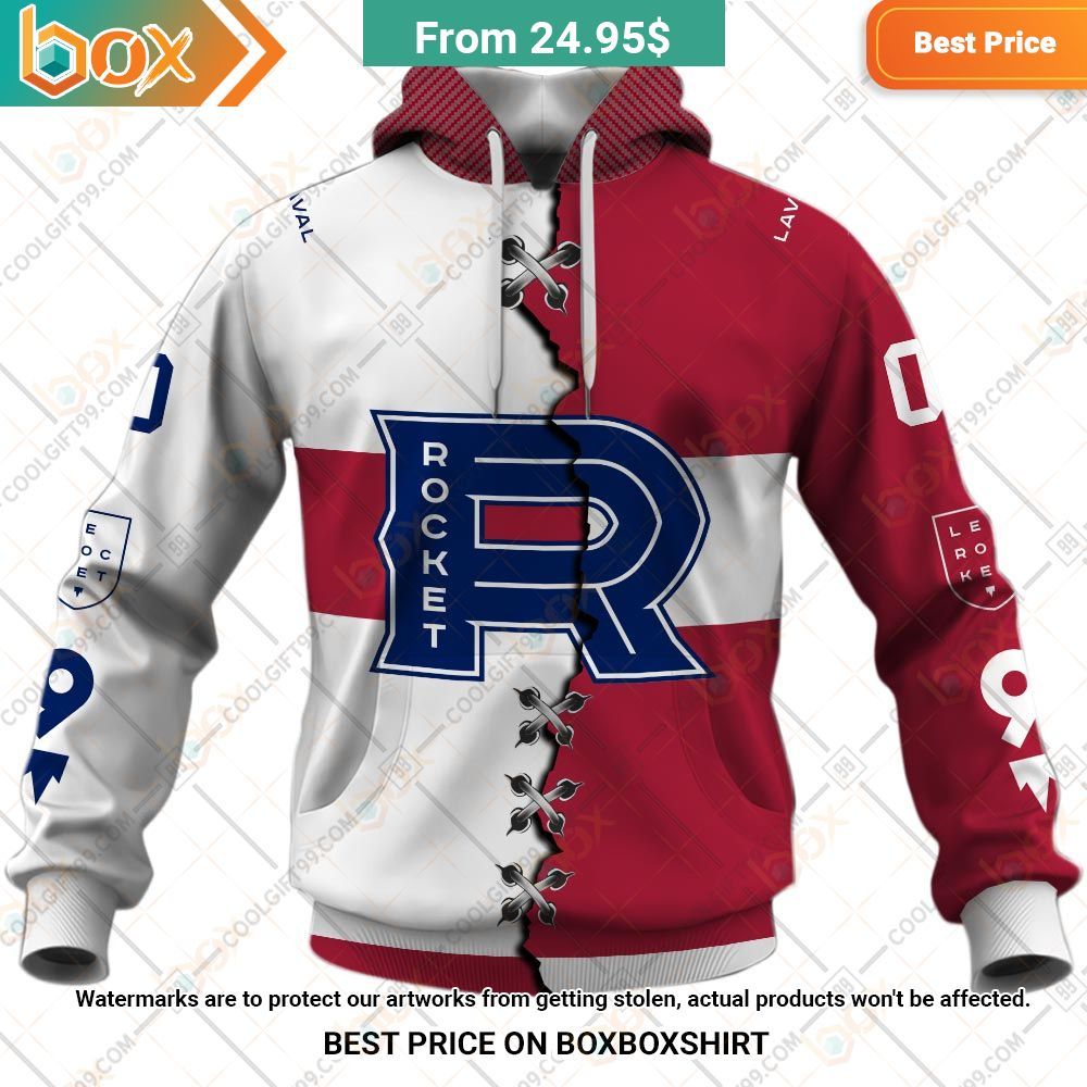 ahl laval rocket mix jersey personalized hoodie 2 491