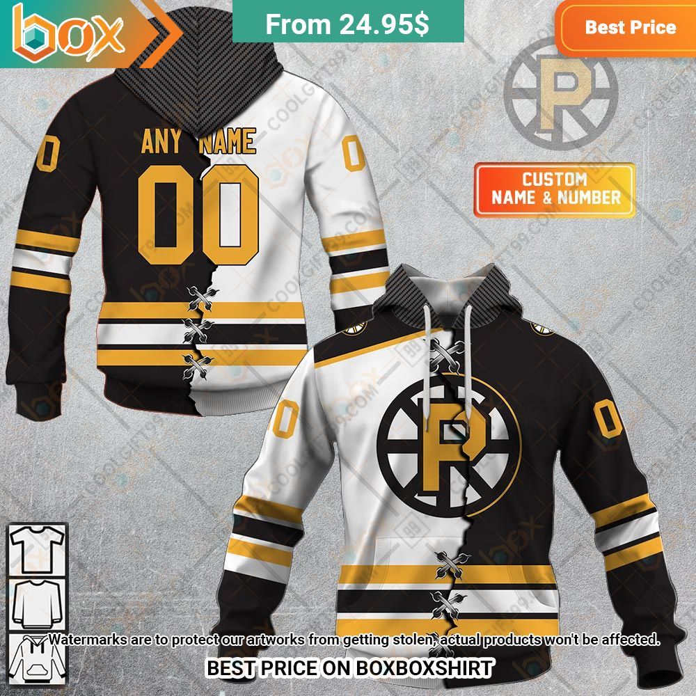ahl providence bruins mix jersey personalized hoodie 1 325
