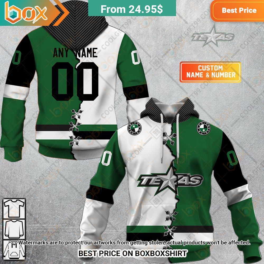 ahl texas stars mix jersey personalized hoodie 1 227