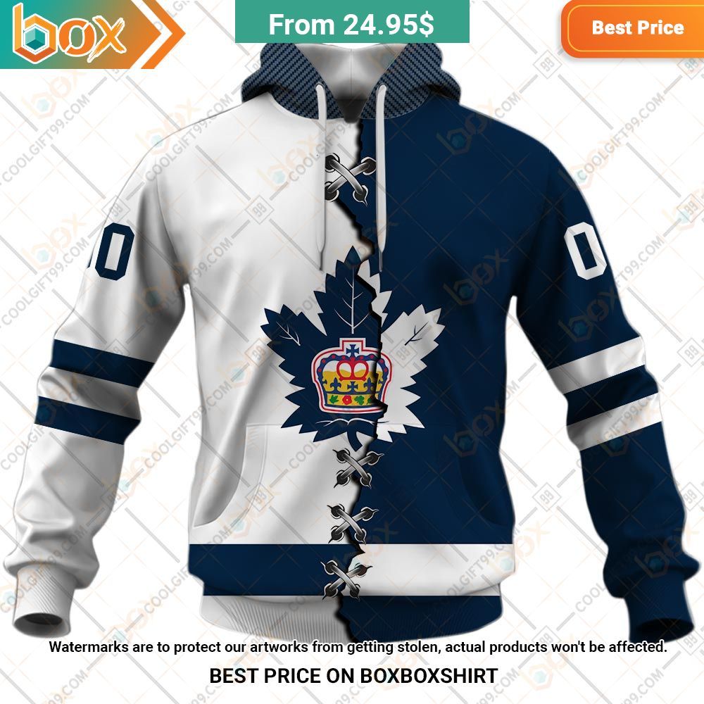 ahl toronto marlies mix jersey personalized hoodie 2 355