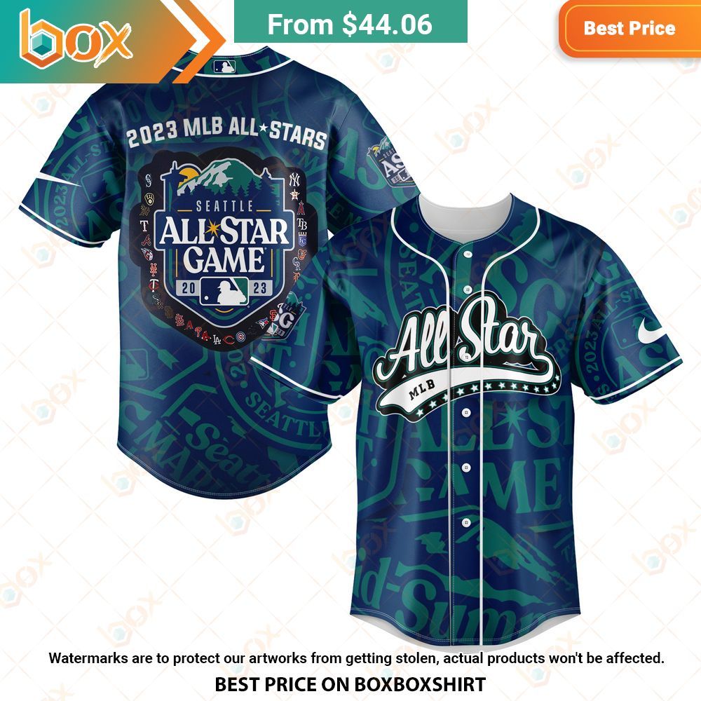American League Nike Teal 2023 MLB All-Star Game Custom Baseball Jersey 13