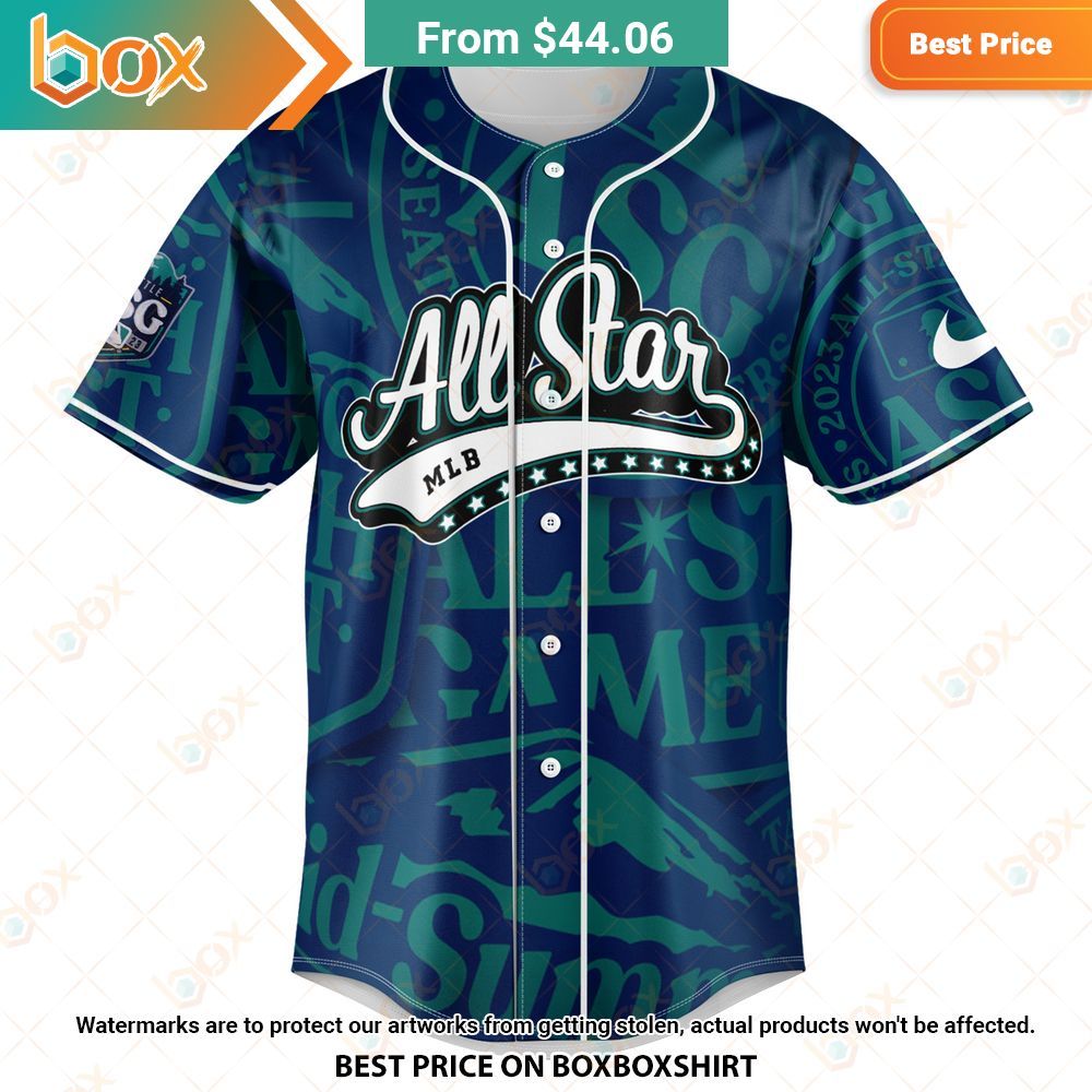 American League Nike Teal 2023 MLB All-Star Game Custom Baseball Jersey 3