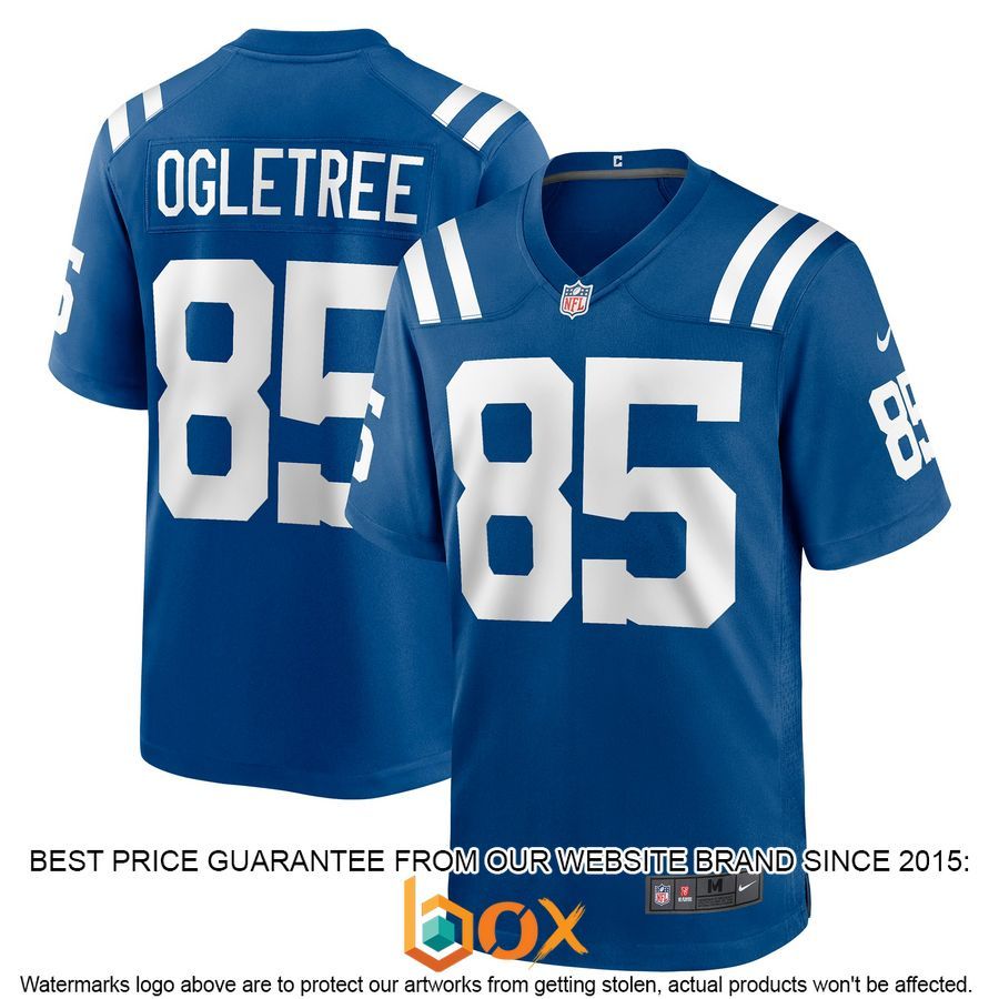 NEW Andrew Ogletree Indianapolis Colts Royal Football Jersey 16