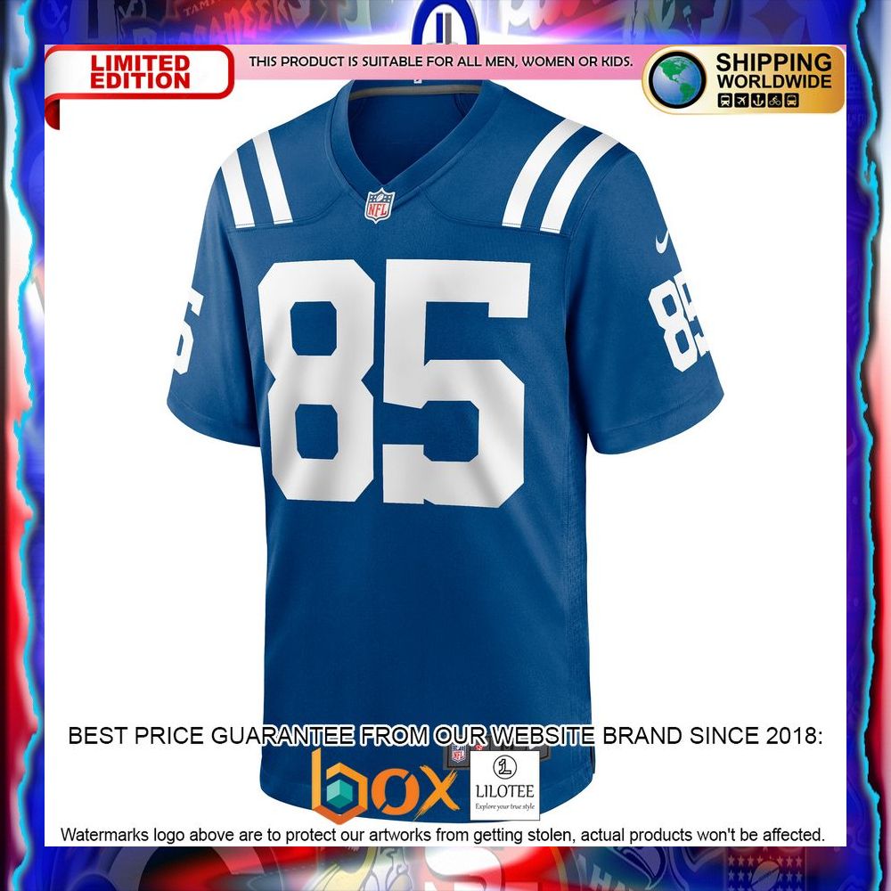 NEW Andrew Ogletree Indianapolis Colts Royal Football Jersey 13