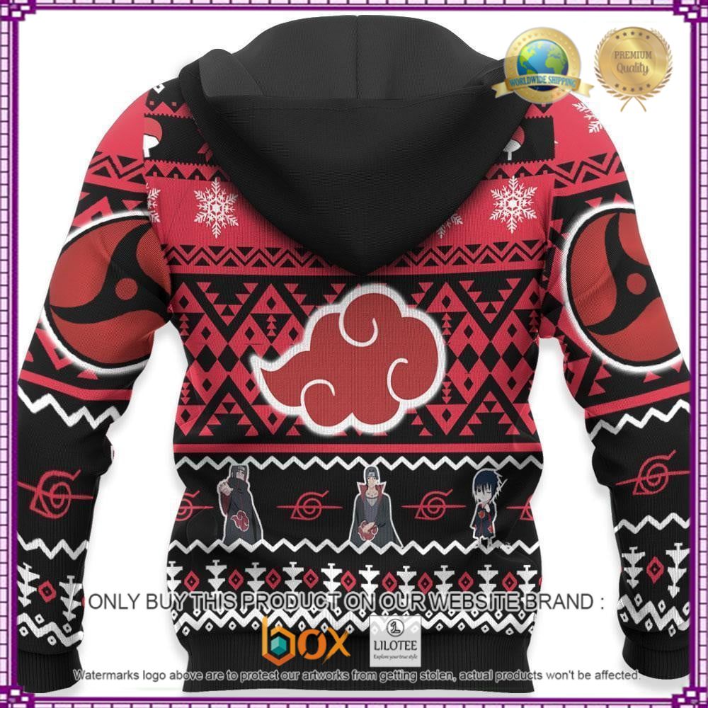 HOT Anime Akt Itachi Naruto Christmas 3D Hoodie, Sweater 8