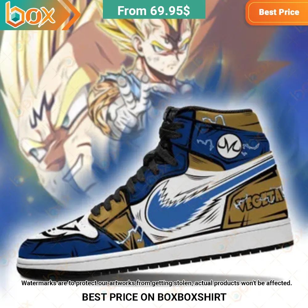 Anime Dragon Ball Vegeta Air Jordan High Top Shoes 7