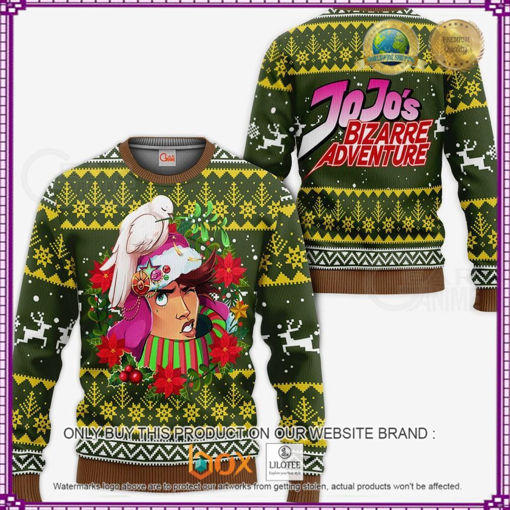 HOT Anime Joseph Joestar Jojos Bizarre Adventure Christmas 3D Hoodie, Sweater 1