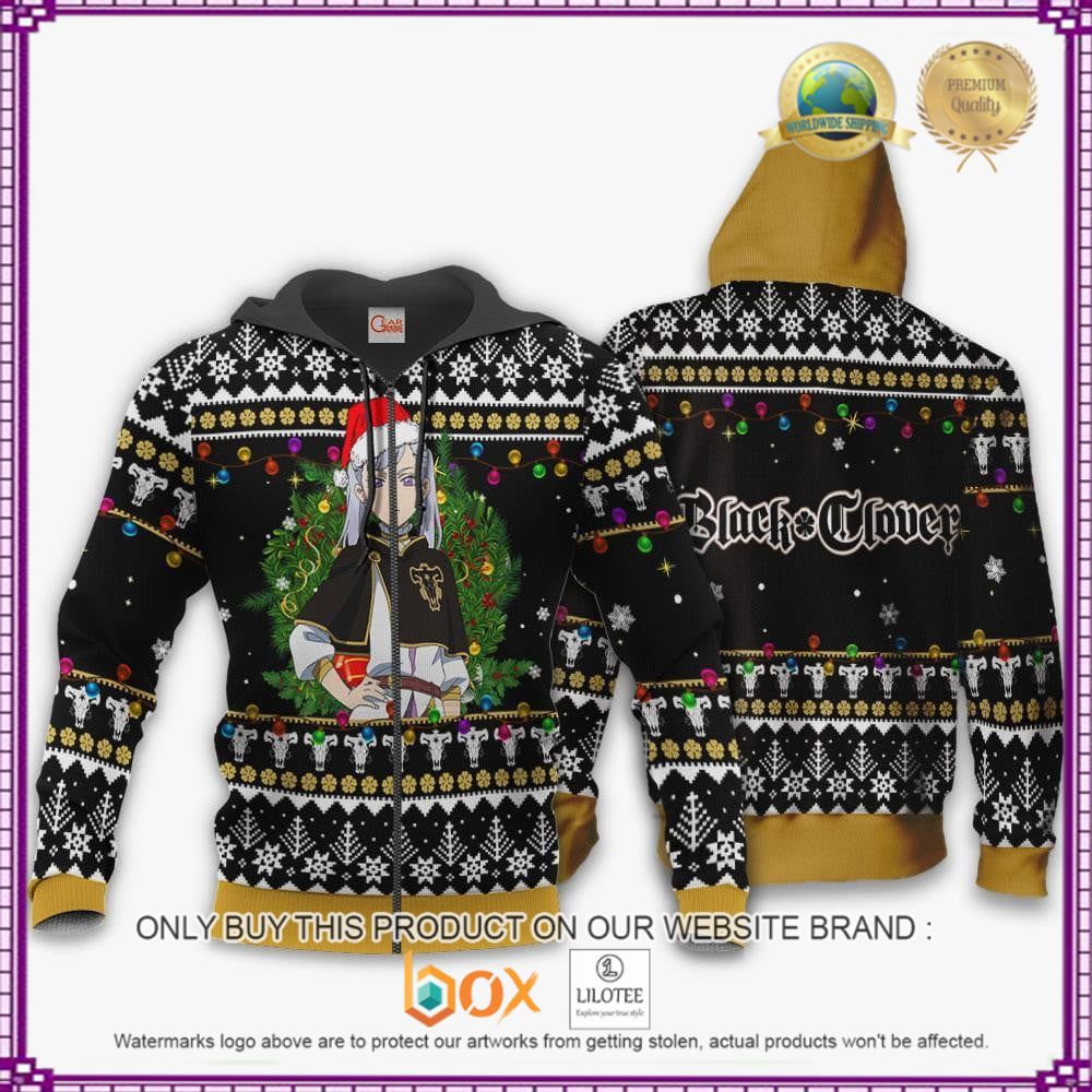 HOT Anime Noelle Silva Black Clover Christmas 3D Hoodie, Sweater 2