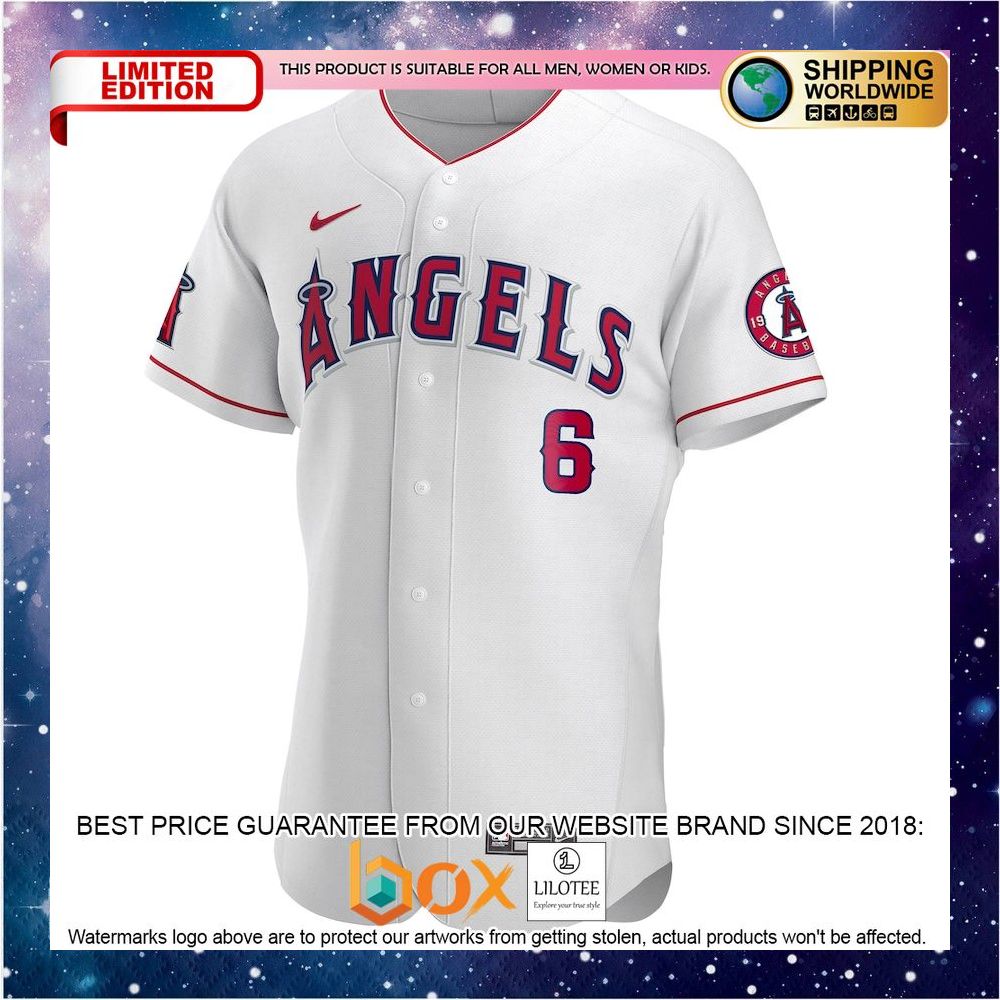 NEW Anthony Rendon Los Angeles Angels Authentic Player White Baseball Jersey 2