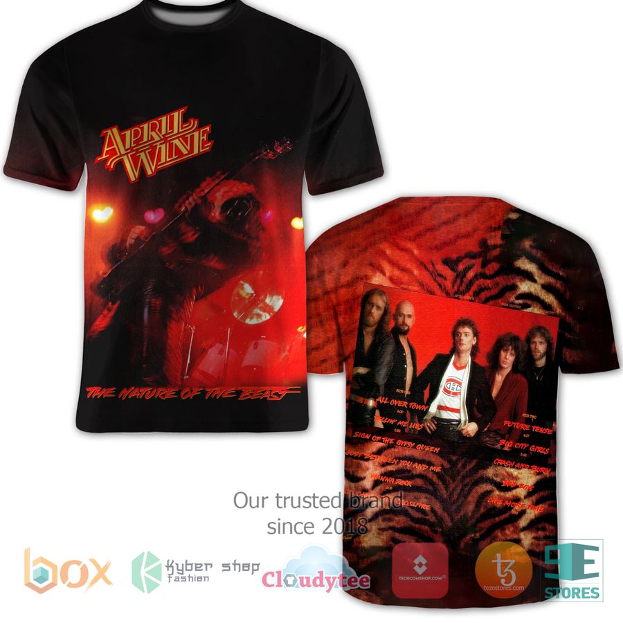 April Wine-The Nature of the Beast Album 3D Shirt 1