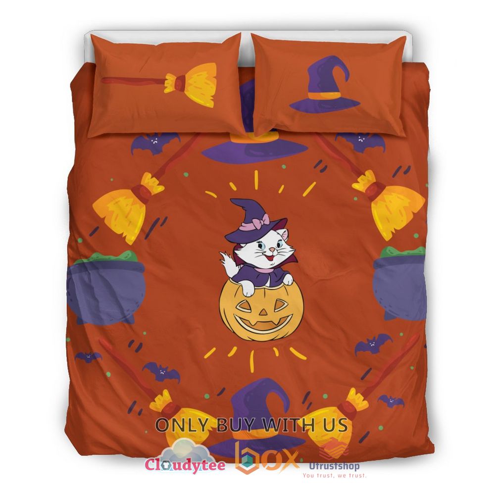 Aristocats Halloween Pumpkin Bedding Set 1