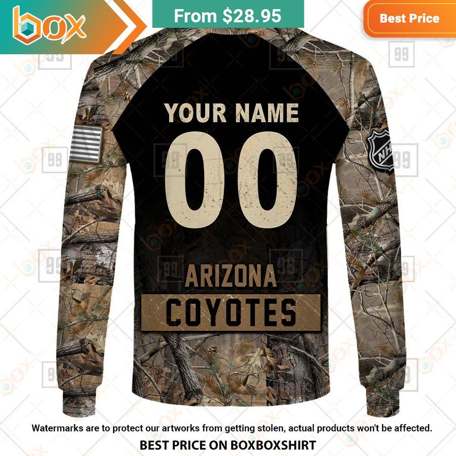 BEST Arizona Coyotes Hunting Camouflage Custom Shirt 8