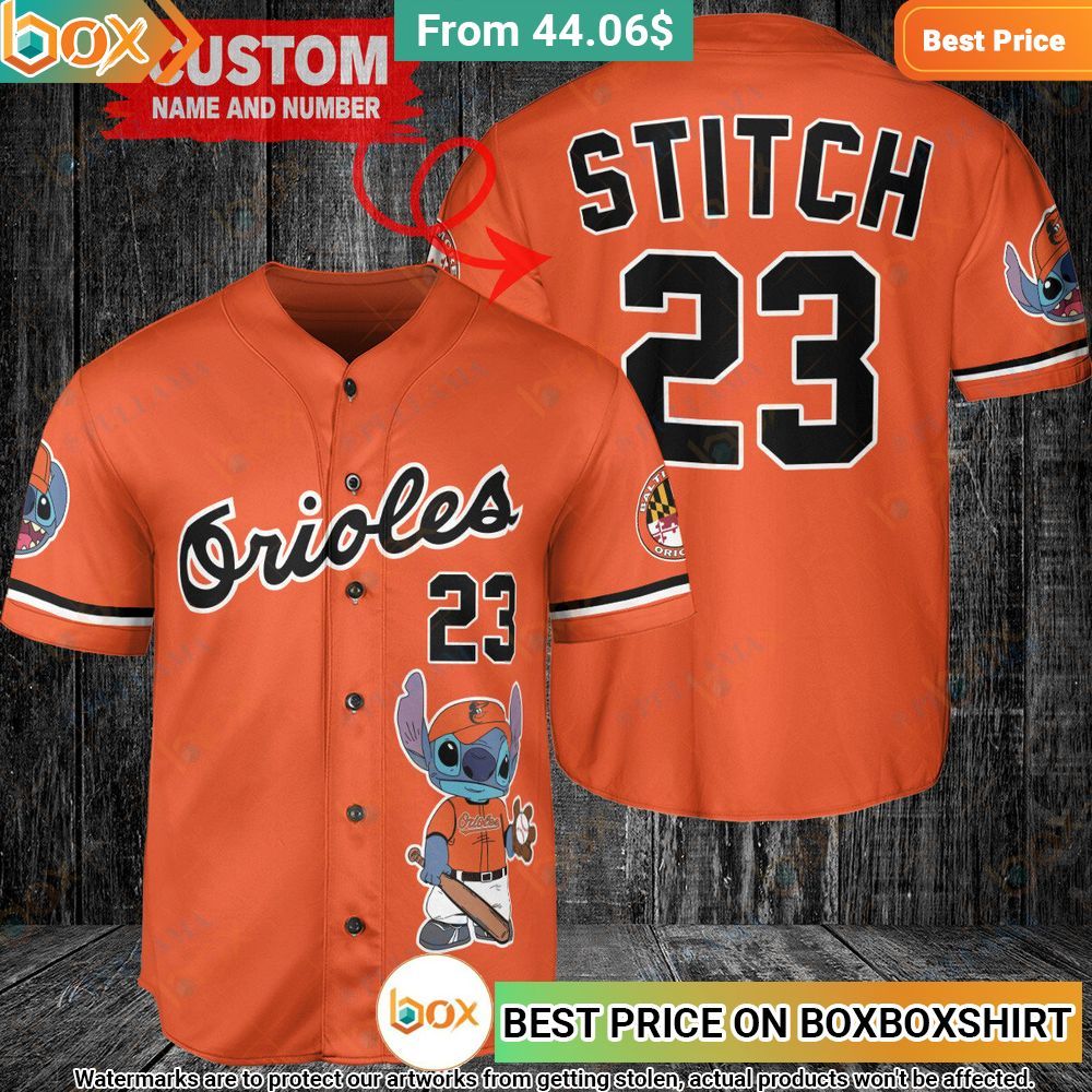 Baltimore Orioles Stitch Custom Baseball Jersey 7