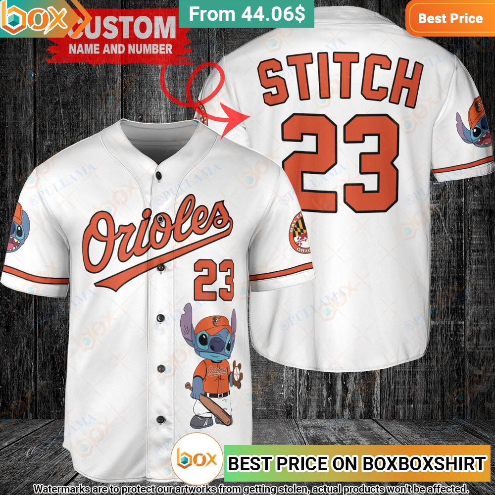 Baltimore Orioles Stitch Personalized Baseball Jersey 1