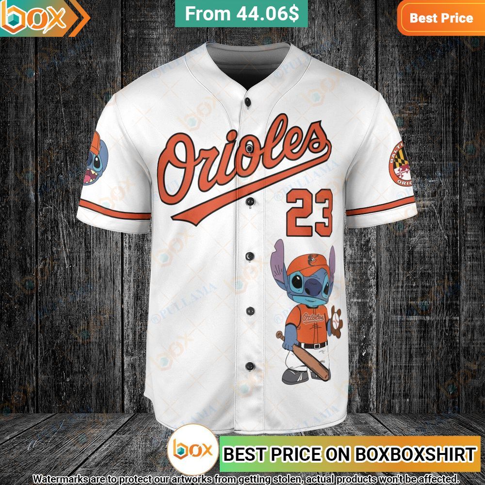 Baltimore Orioles Stitch Personalized Baseball Jersey 4