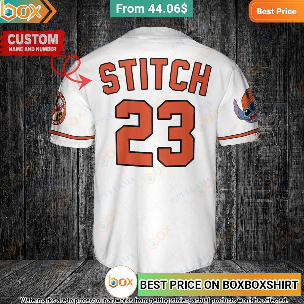 Baltimore Orioles Stitch Personalized Baseball Jersey 5