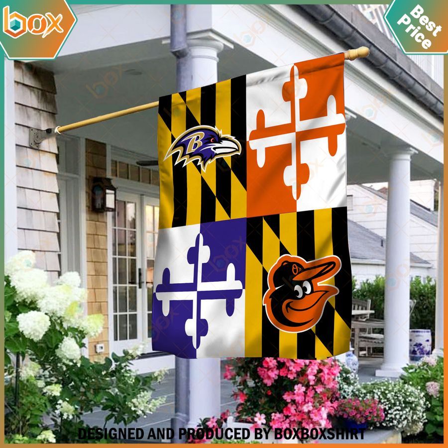 Baltimore Sports Collection Garden Flag 4