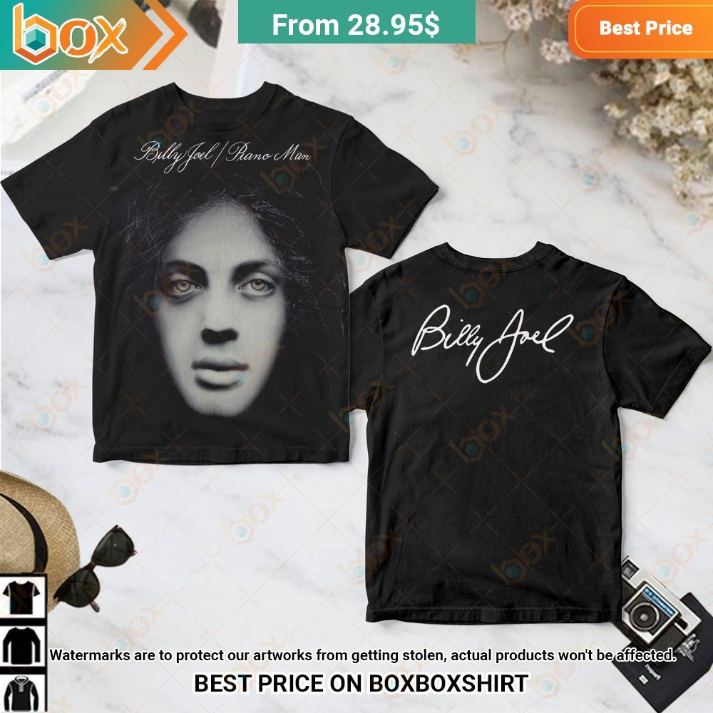 Billy Joel Piano Man Album Cover Shirt 1