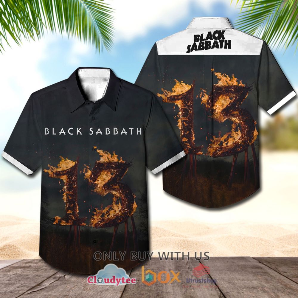 Black Sabbath 13 Albums Hawaiian Shirt 1
