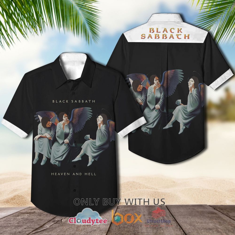Black Sabbath Heaven and Hell 1990 Casual Hawaiian Shirt 1