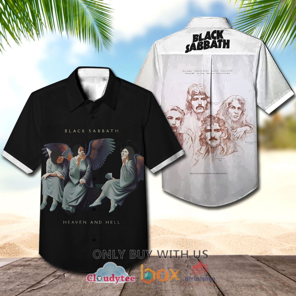 Black Sabbath Heaven and Hell Albums Hawaiian Shirt 1