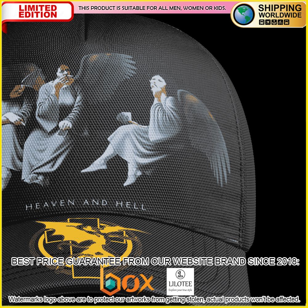 HOT Black Sabbath Heaven and Hell Classic 3D Cap 7