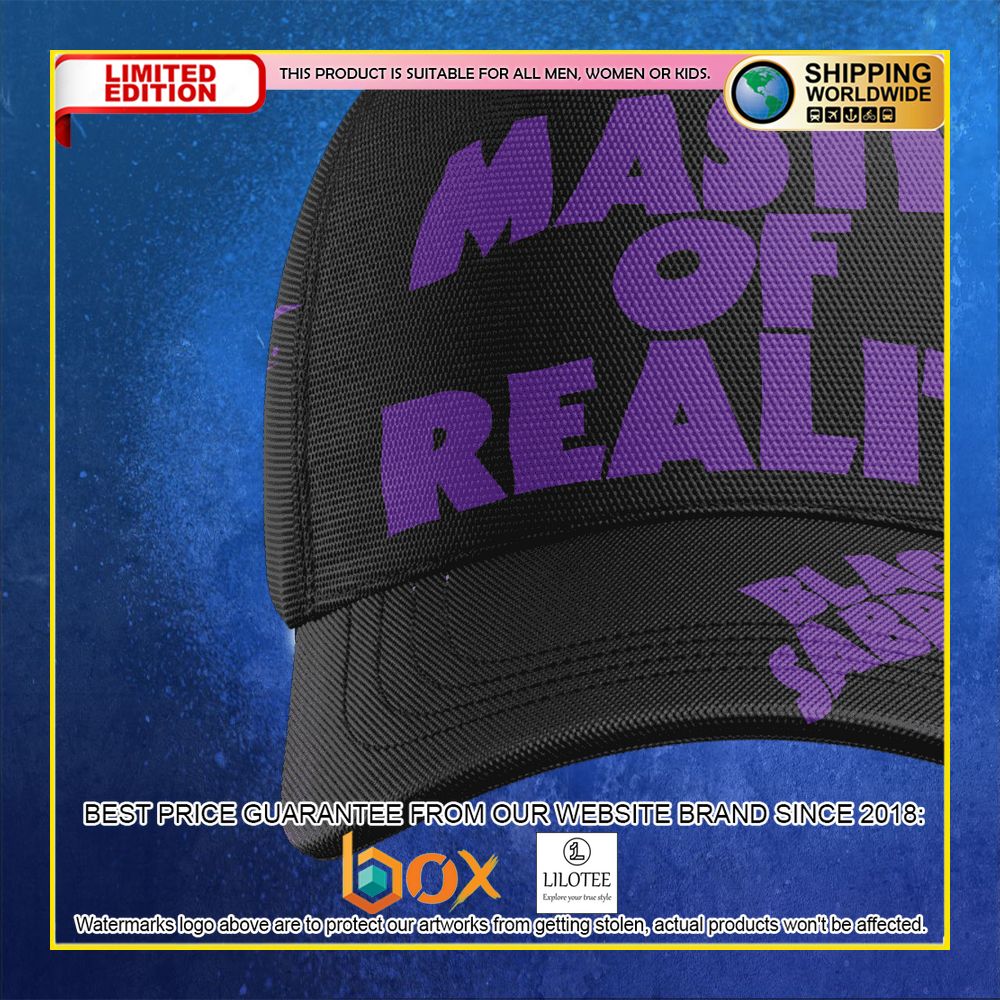 HOT Black Sabbath Master of Reality Classic 3D Cap 11