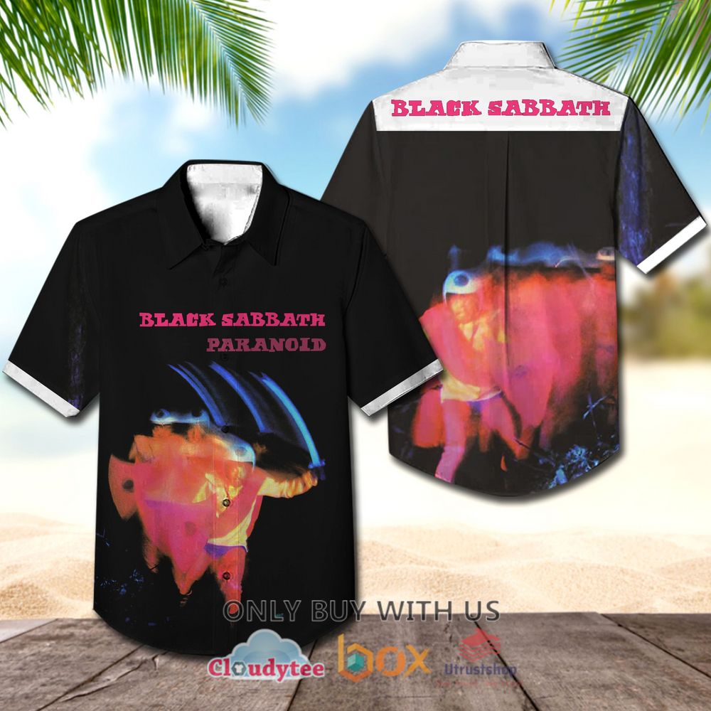 Black Sabbath Paranoid Albums Hawaiian Shirt 1