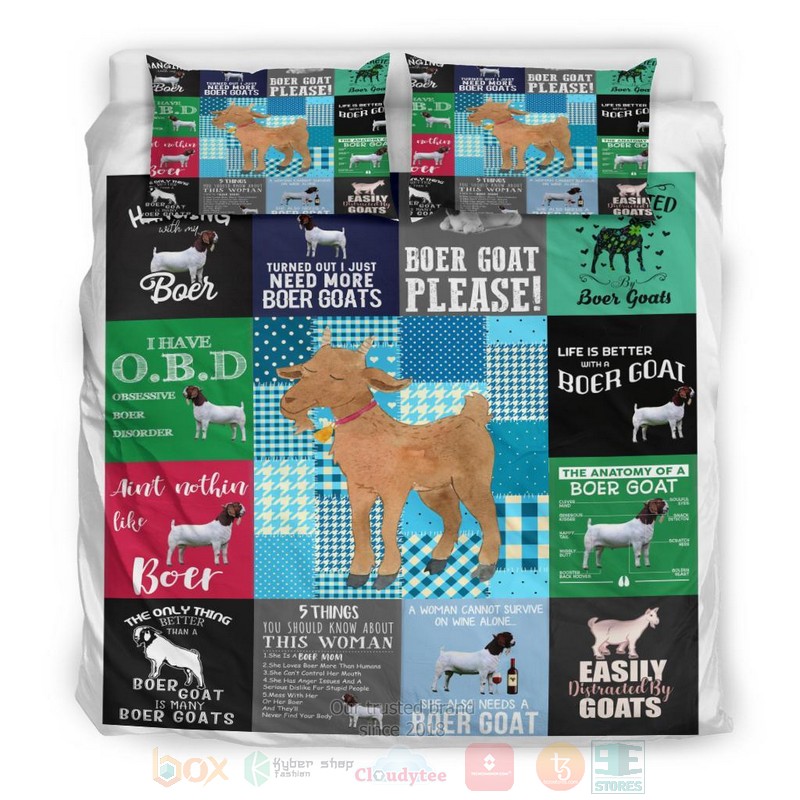 Boer Goat Please Bedding Set 4