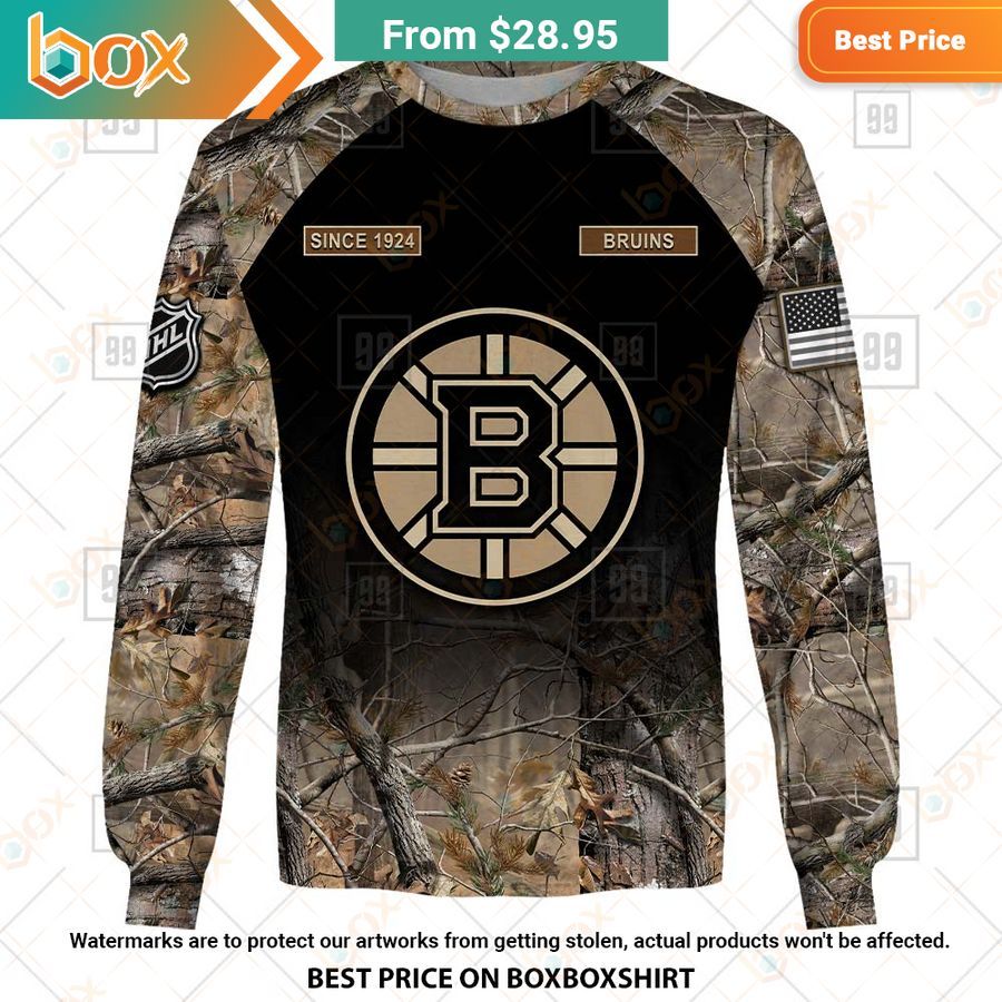 BEST Boston Bruins Hunting Camouflage Custom Shirt 11
