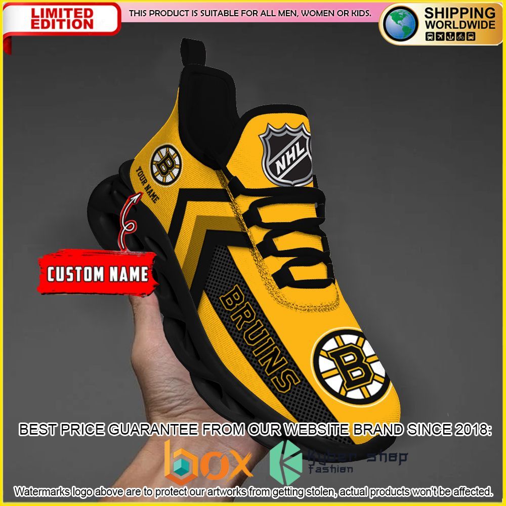 NEW Boston Bruins Custom Name Clunky Shoes 1