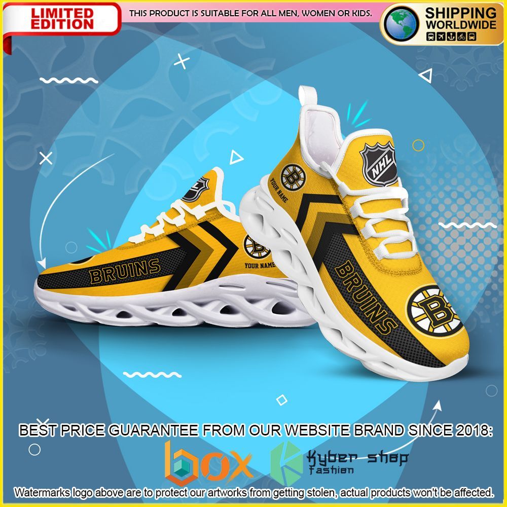 NEW Boston Bruins Custom Name Clunky Shoes 3
