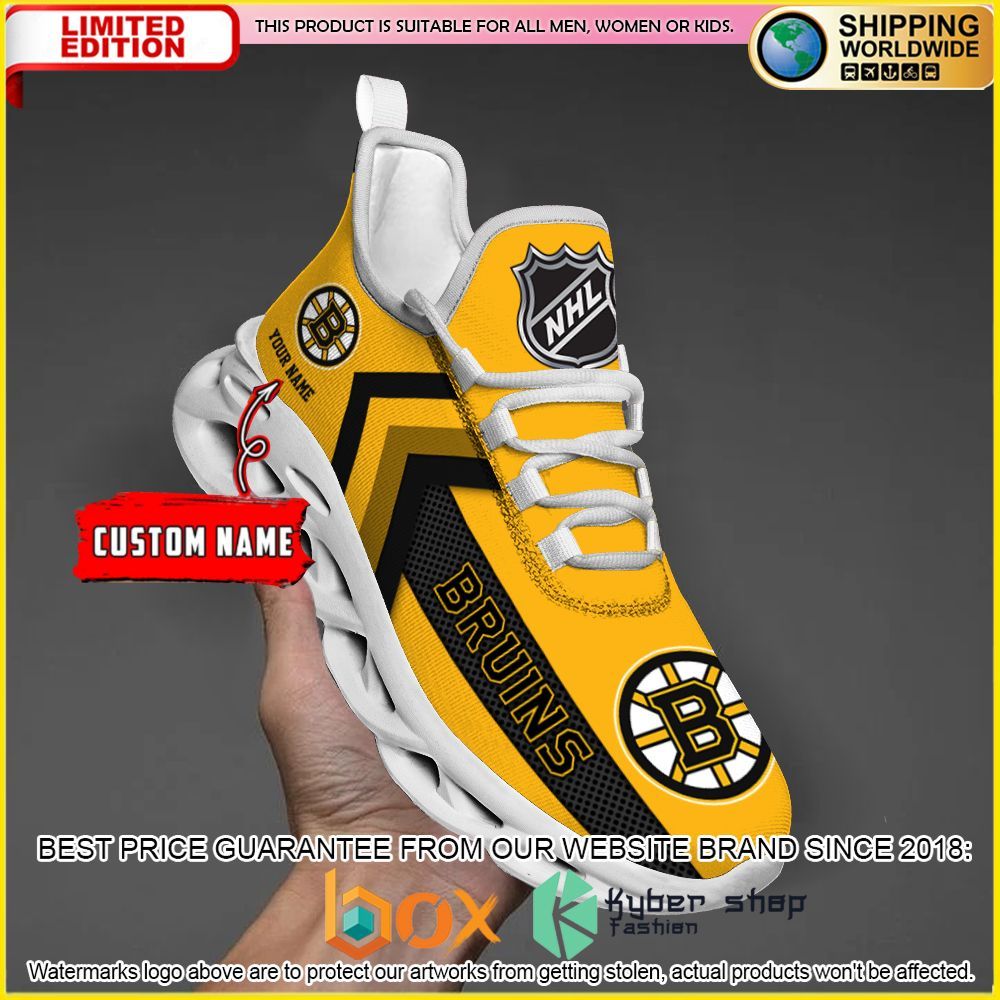NEW Boston Bruins Custom Name Clunky Shoes 4