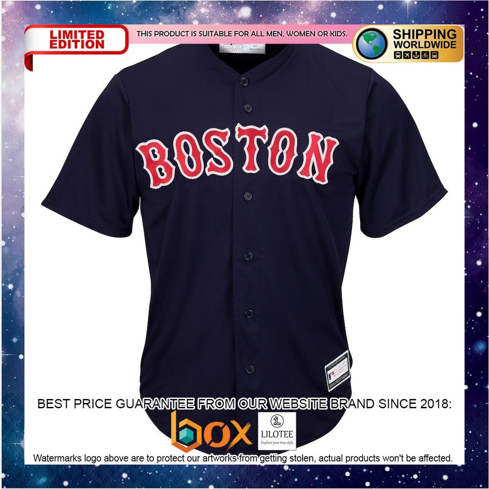 NEW Boston Red Sox Big & Tall Replica Team Navy Baseball Jersey 2