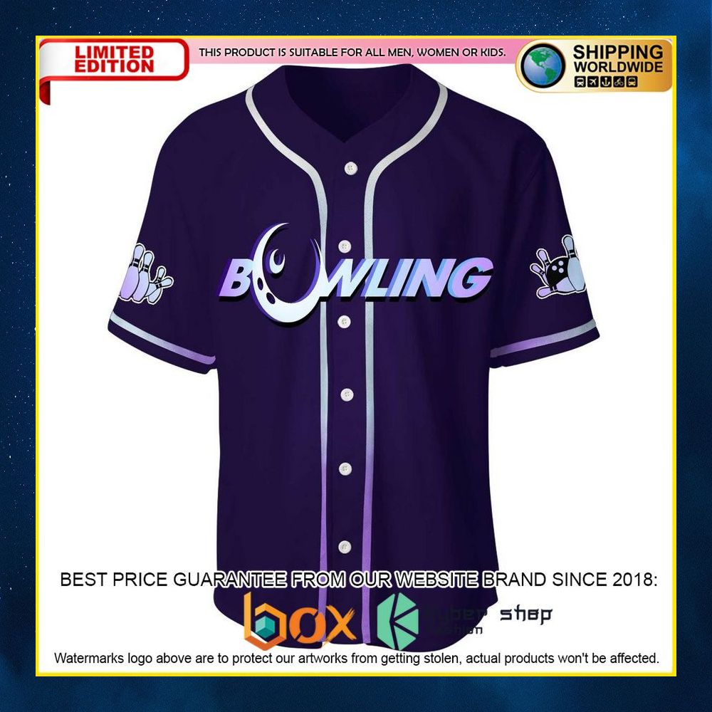 NEW Bowling Custom Name Premium Baseball Jersey 14