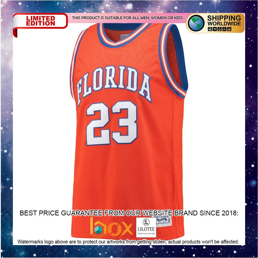 NEW Bradley Beal Florida Gators Original Retro Brand Alumni Commemorative Classic Orange Basketball Jersey 2