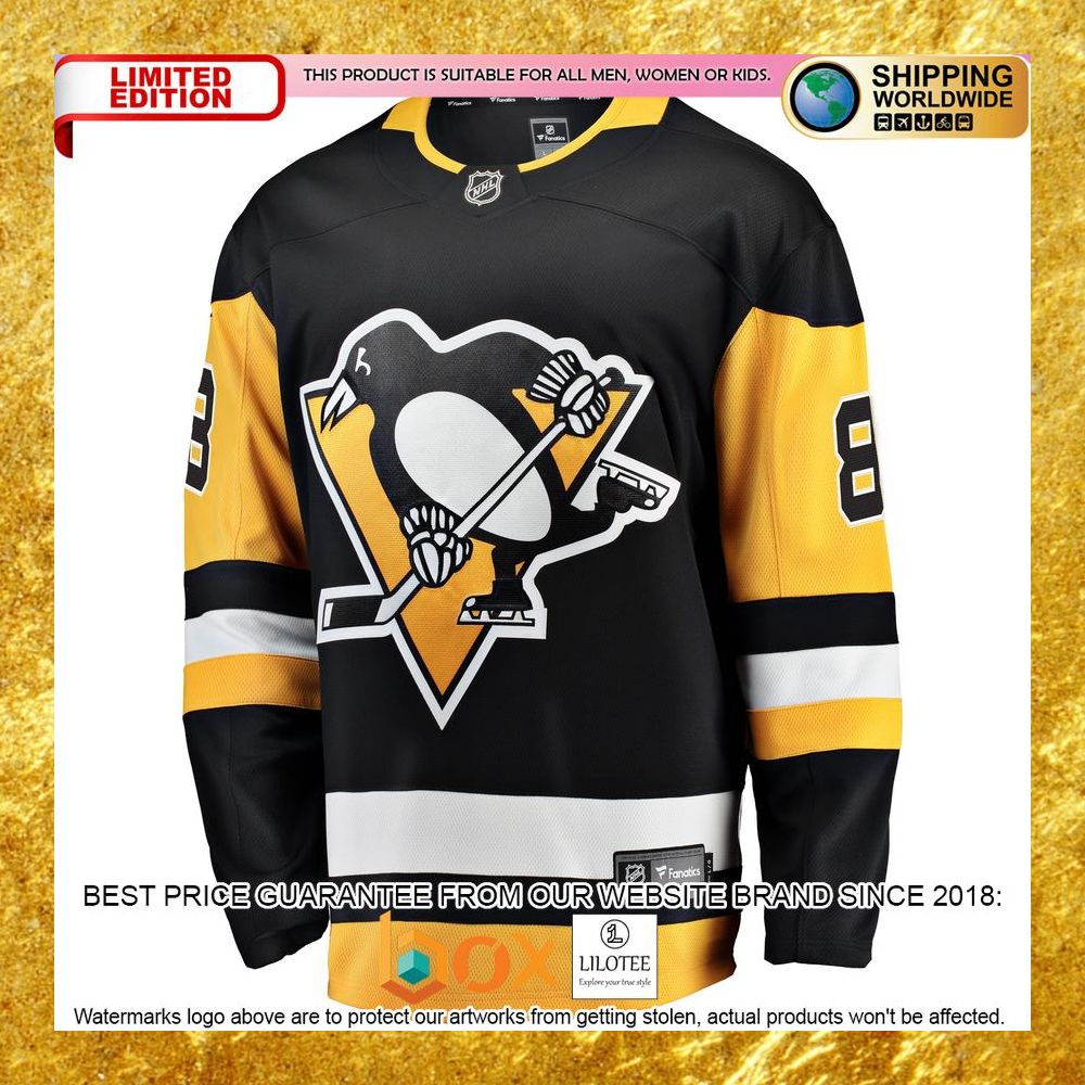 NEW Brian Dumoulin Pittsburgh Penguins Home Player Black Hockey Jersey 6