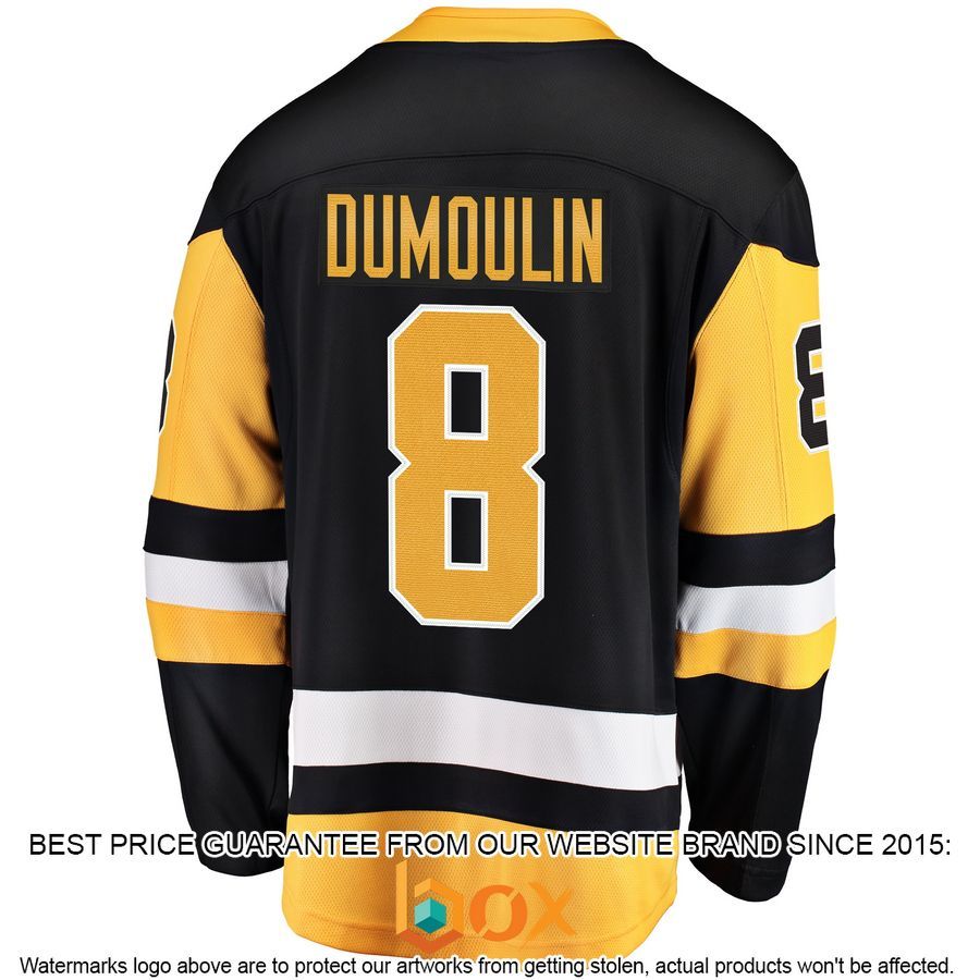 NEW Brian Dumoulin Pittsburgh Penguins Home Player Black Hockey Jersey 3