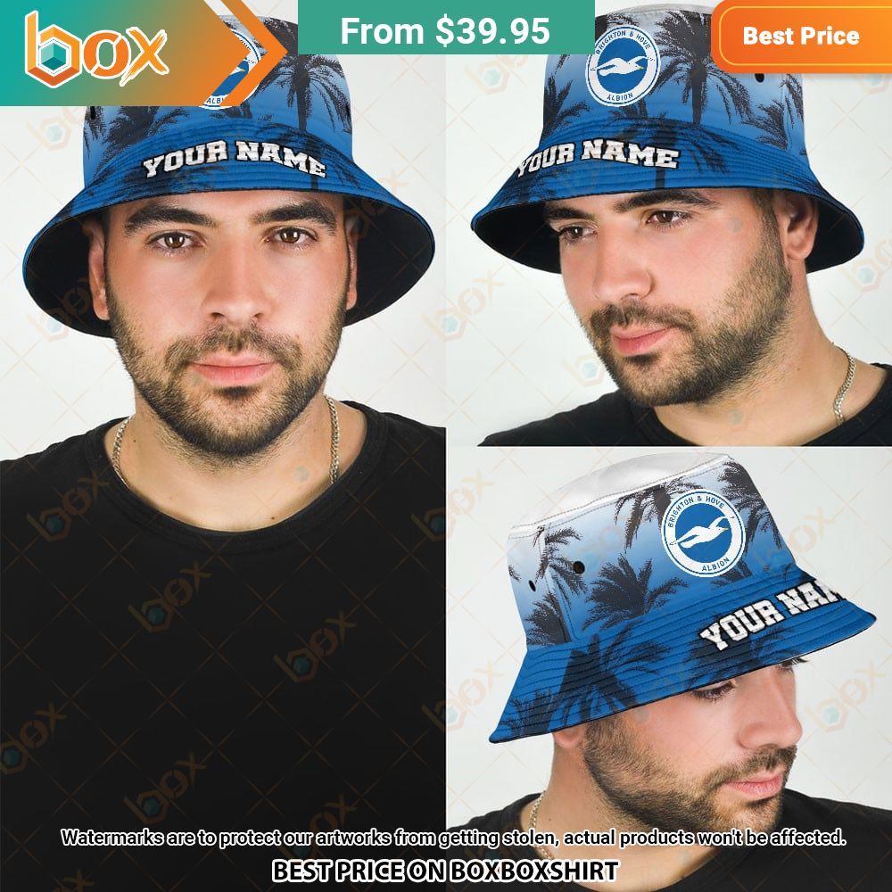 Brighton & Hove Albion Custom Bucket Hat 5