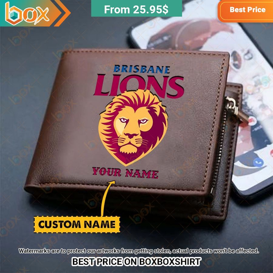 BEST Brisbane Lions Leather Wallet 7