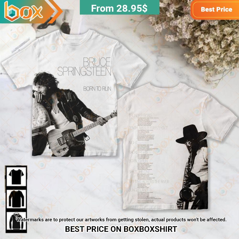 Bruce Springsteen Born To Run Album Shirt 1