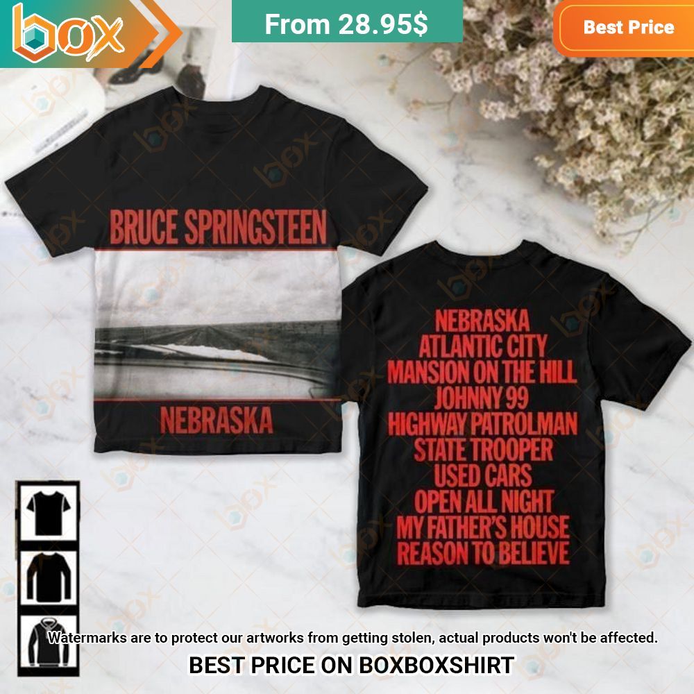 Bruce Springsteen Nebraska Album Shirt 3