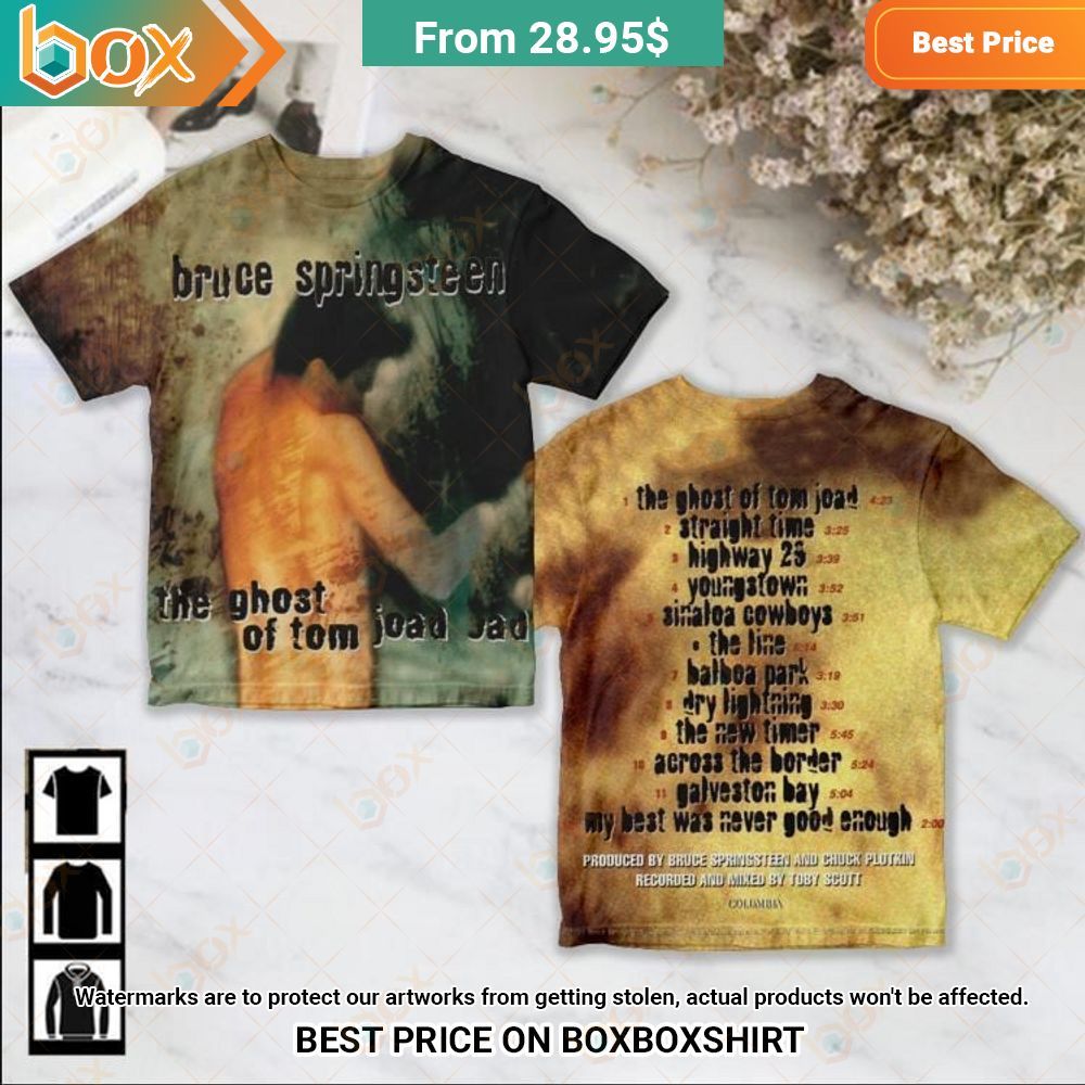 Bruce Springsteen The Ghost of Tom Joad Album Shirt 3