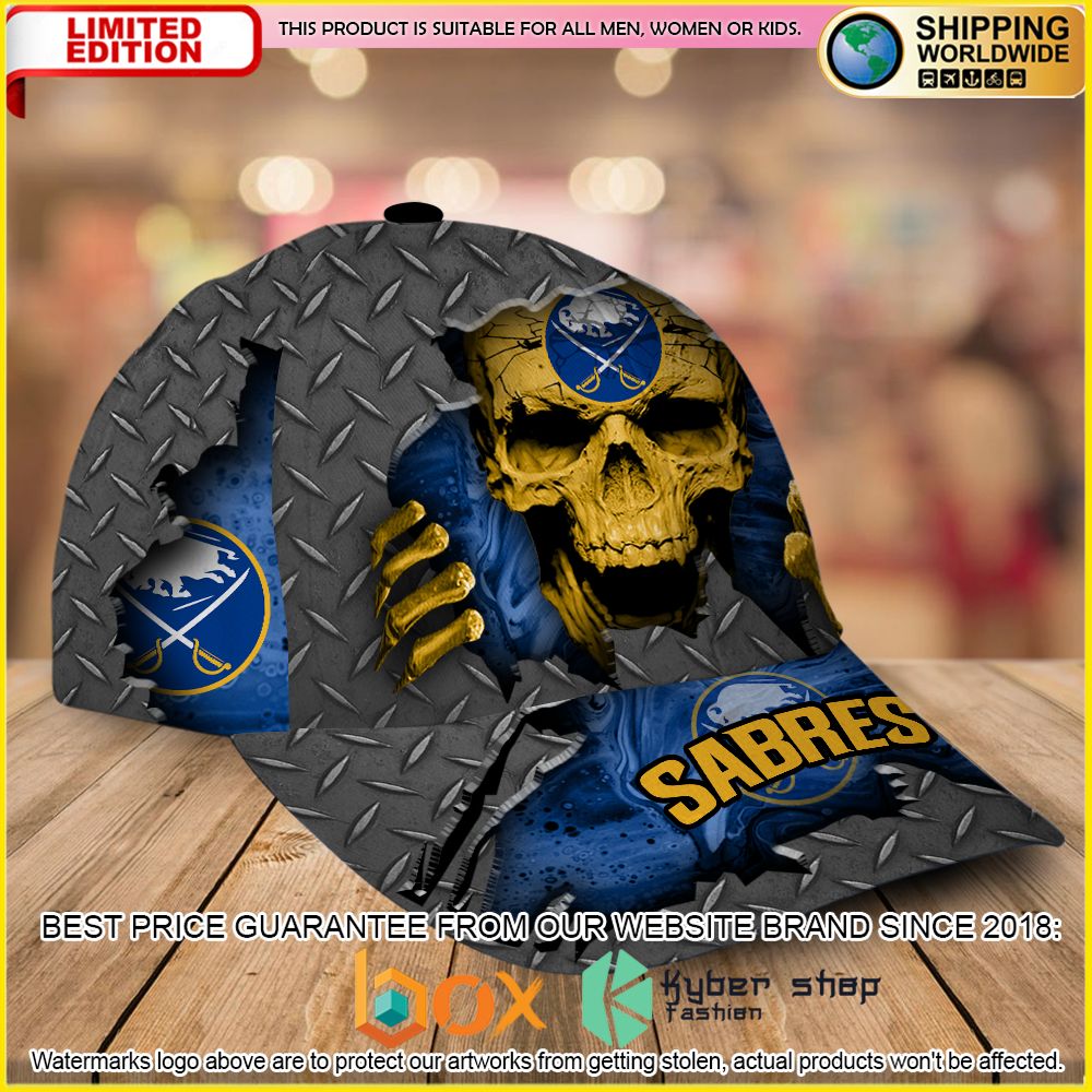 NEW Buffalo Sabres Custom Name NHL Skull Cap Hat 2