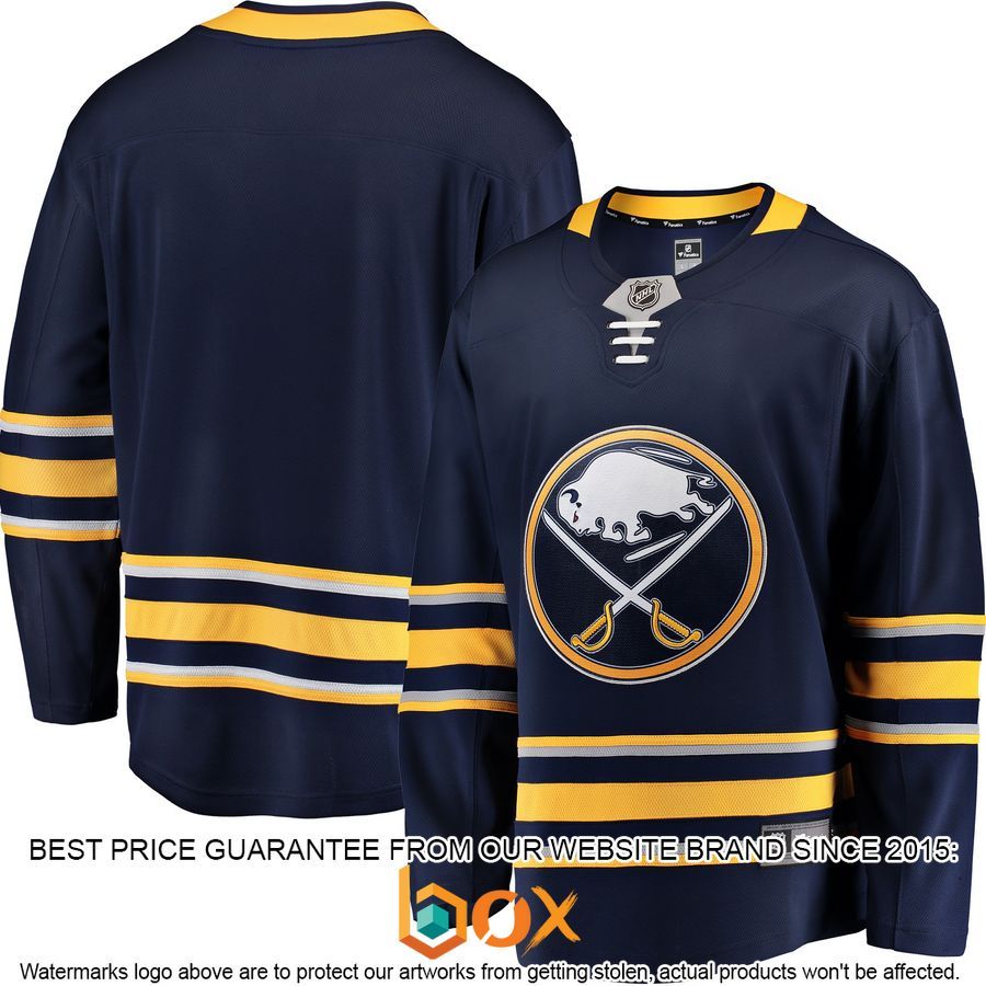 NEW Buffalo Sabres Home Blue Hockey Jersey 1