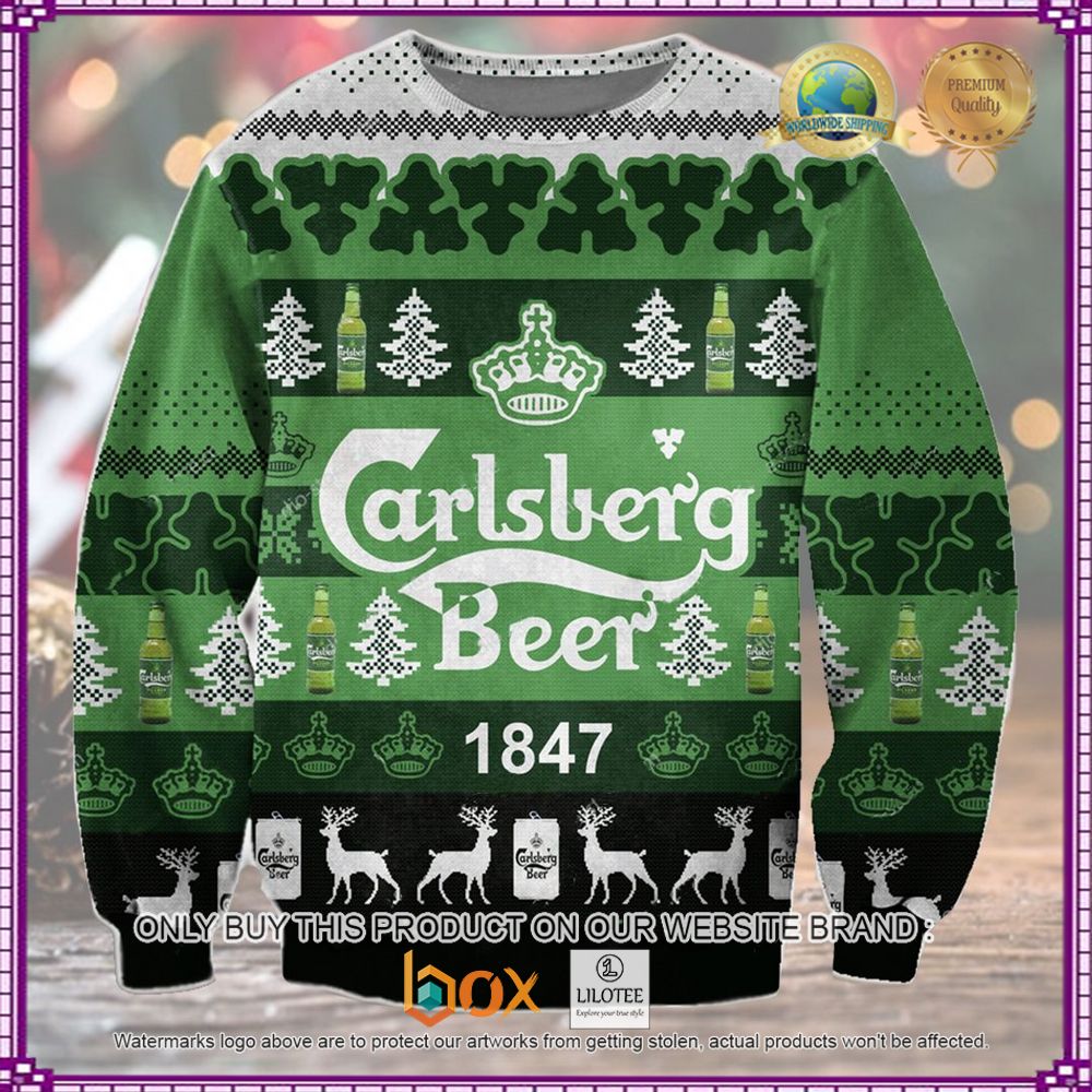 HOT Carlsberg Beer 1847 Christmas Sweater 3