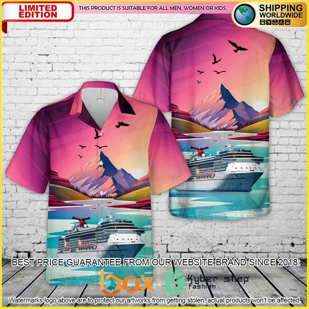 NEW Carnival Cruise Line Carnival Legend 3D Hawaii Shirt 6